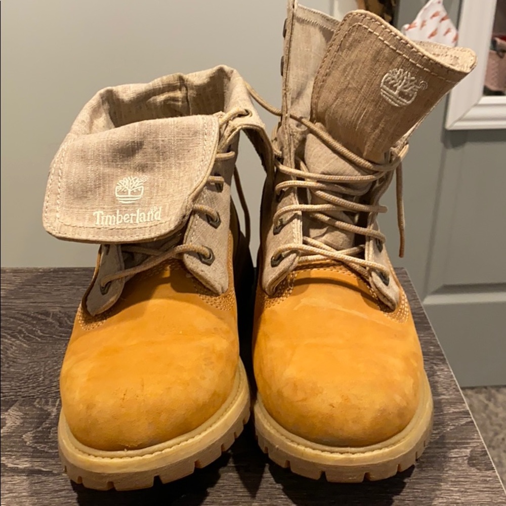 Two way wear, Timberland boots.